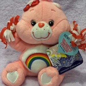 Care Bears Cheer bear  8”Limited Edition  beanie plush